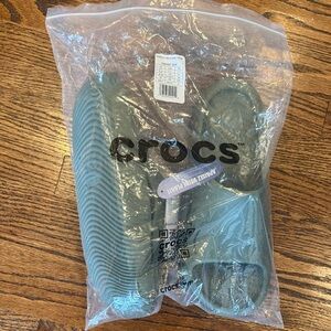 CROCS army green mellow recovery slide- NWT